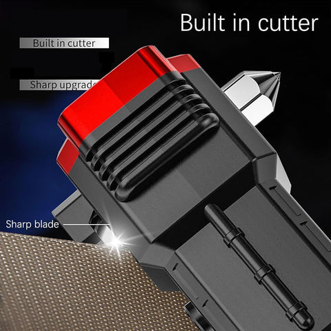 Flashlight And Power Bank , Most Powerful Portable Led Torch, Super Bright, Waterproof Torch Light With Hanging Magnet And Safety Window Breaking Hammer & Seat Belt Cutter For Camping, Hiking, Outdoor Emergency